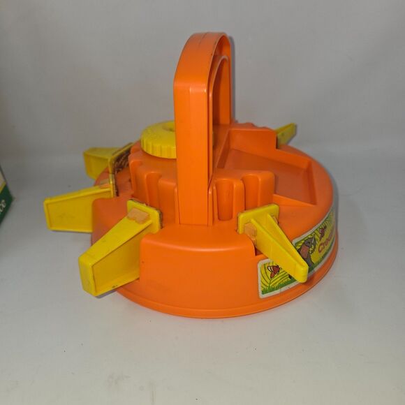 Vintage Fisher Price Creative Stamper Caddy Jungle Scenes #746 1980s Craft Set - Picture 11 of 16
